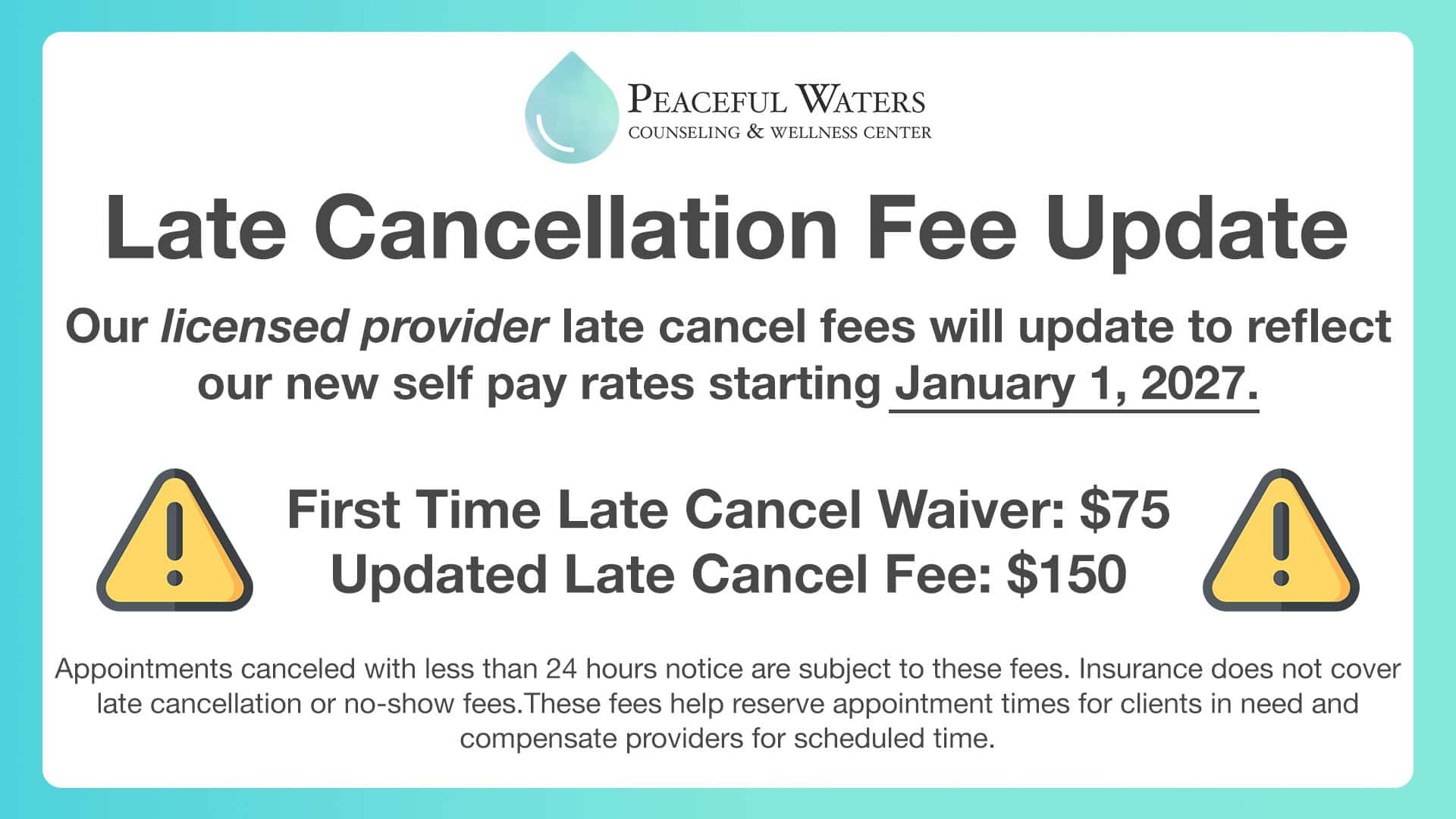 Late cancel